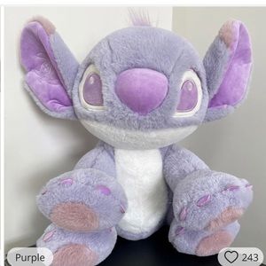 Giant purple stitch plush